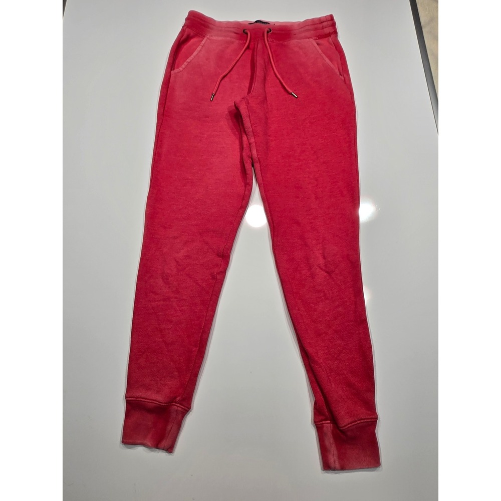 AEO Red Fleece Jogger Pants - Casual Comfort